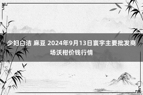 少妇白洁 麻豆 2024年9月13日寰宇主要批发商场沃柑价钱行情