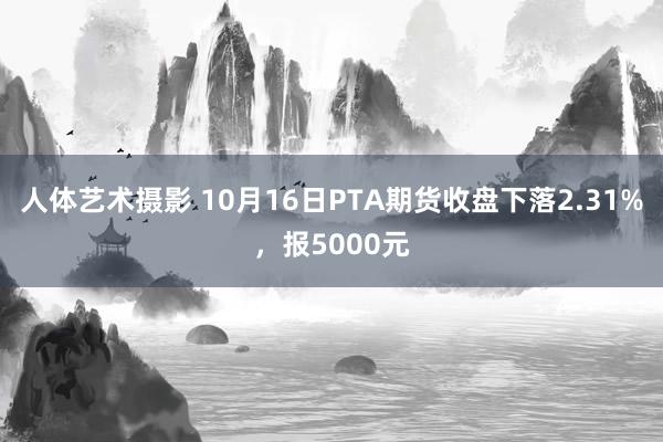 人体艺术摄影 10月16日PTA期货收盘下落2.31%，报5000元