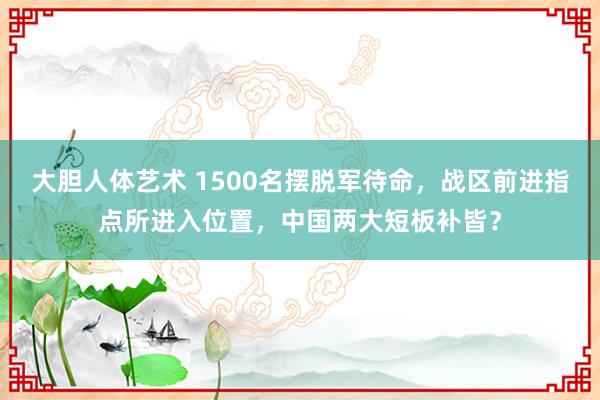 大胆人体艺术 1500名摆脱军待命，战区前进指点所进入位置，中国两大短板补皆？